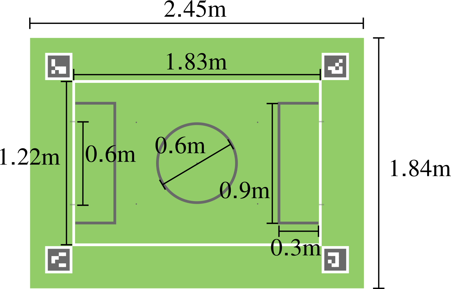 Robot sales soccer arena